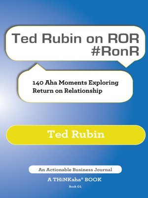 cover image of Ted Rubin on ROR #RonR